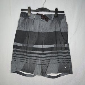 Spyder Mens Hydro Series Hybrid Swim Shorts Black Grey Size L